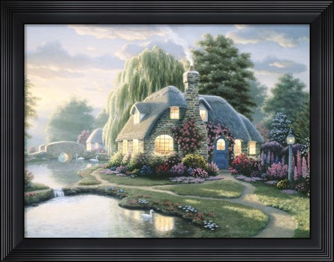 Framed Poore&#39;s Pond Print