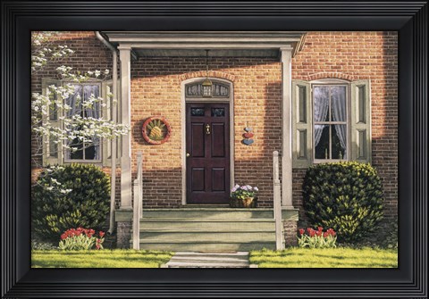 Framed Welcome Home Spring Print