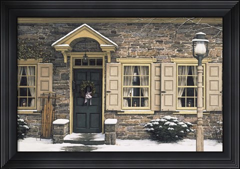 Framed Welcome Home Winter Print