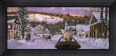 Framed Sleigh Bells Too Print