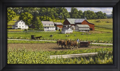 Framed While The Sun Shines Print