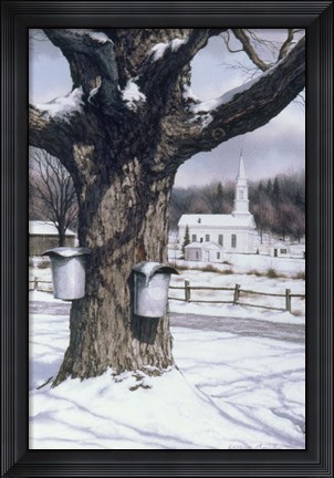 Framed Valley Motif Print