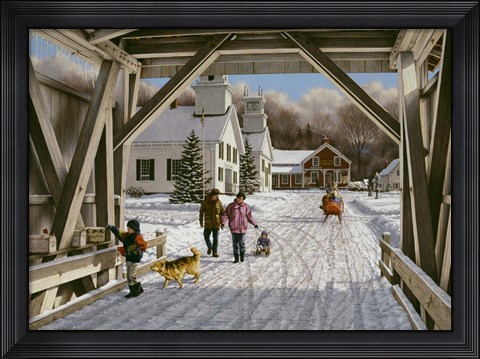 Framed Letter For Santa Print