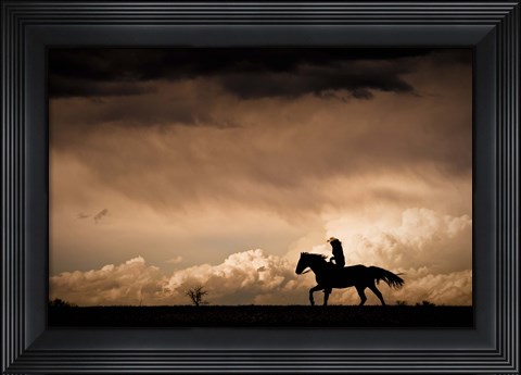 Framed Ride the Storm Print