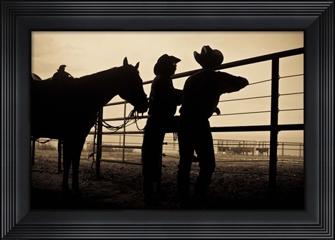 Framed Shooing the Breeze Print