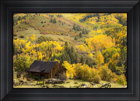 Framed Fall Pallet Print