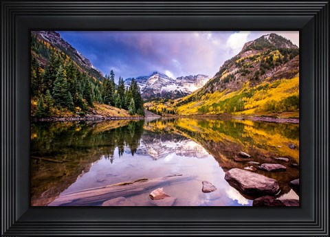 Framed Maroon Bells Print