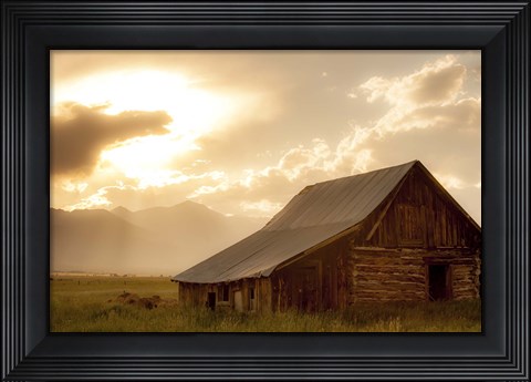 Framed Mountain Home Print