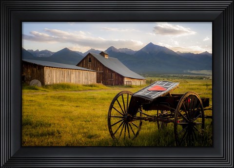 Framed Older Times Print