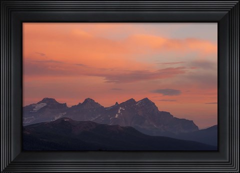 Framed Painted Morning Print