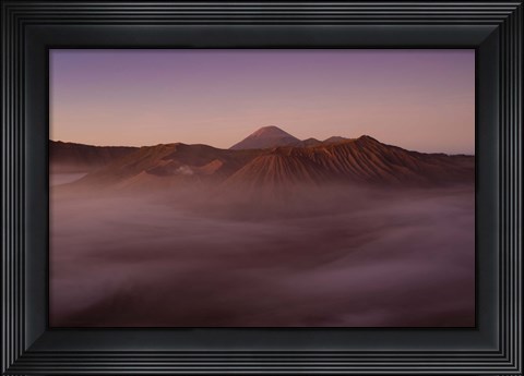 Framed Waiting To Erupt Print