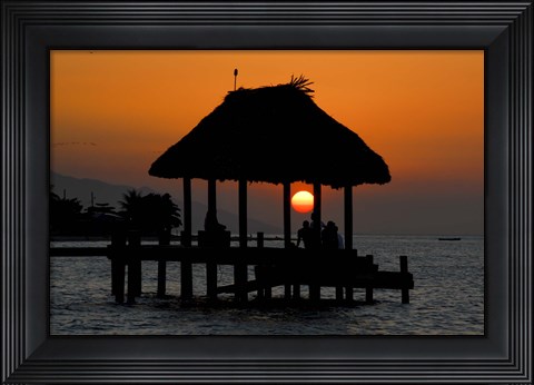 Framed Island Sun Print