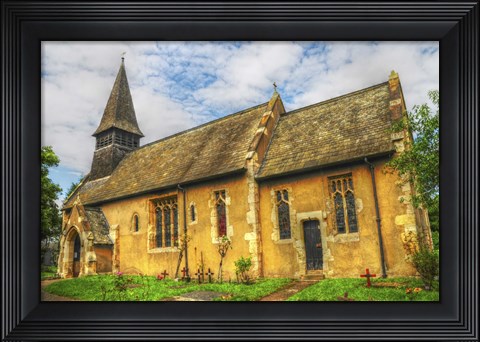 Framed Church 2 Print