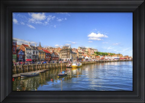 Framed Whit By Harbour 1 Print