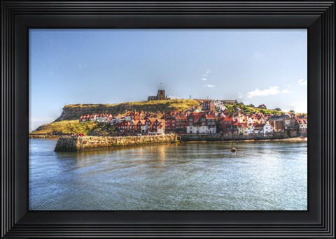 Framed Whit By Harbour 2 Print