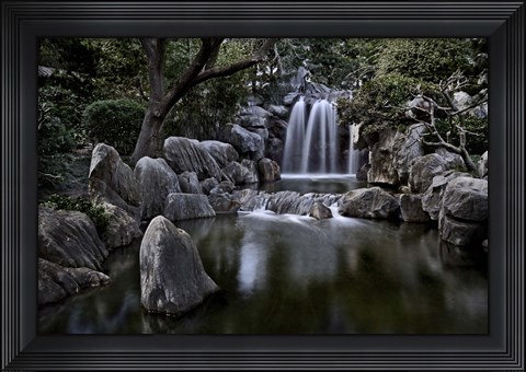 Framed Chinese Garden of Friendship Print