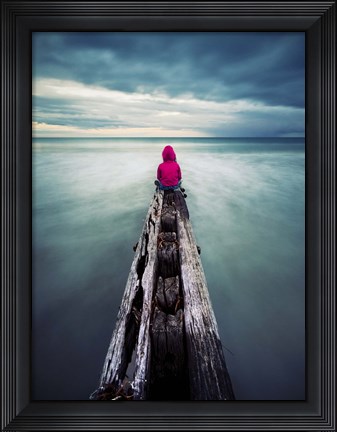 Framed To have the World in Front of You Print