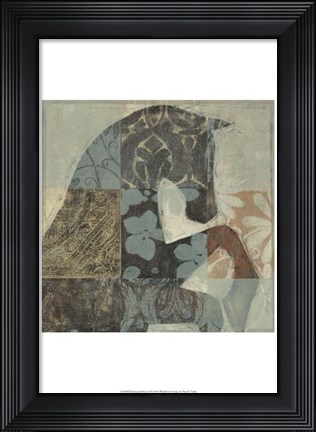 Framed Patterned Horse II Print