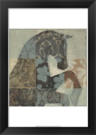 Framed Patterned Horse II Print