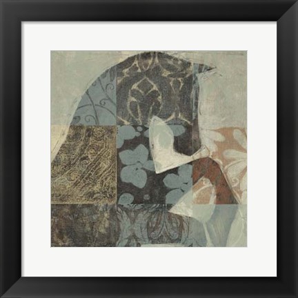 Framed Patterned Horse II Print