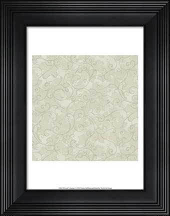 Framed Leaf&#39;s Journey I Print