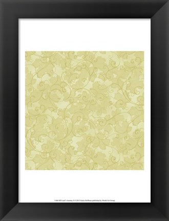 Framed Leaf&#39;s Journey II Print