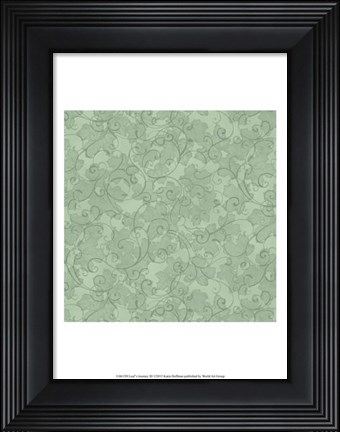 Framed Leaf&#39;s Journey III Print