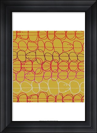 Framed Red Fall II Print