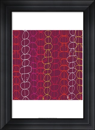 Framed Red Fall III Print