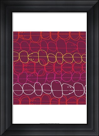 Framed Red Fall IV Print