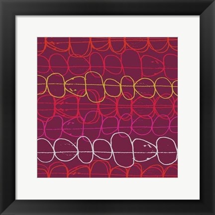Framed Red Fall IV Print