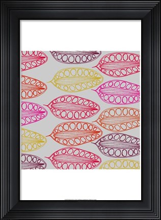 Framed Red Fall VI Print