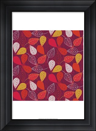 Framed Red Fall VII Print