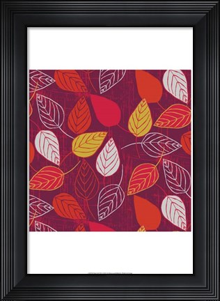 Framed Red Fall VIII Print