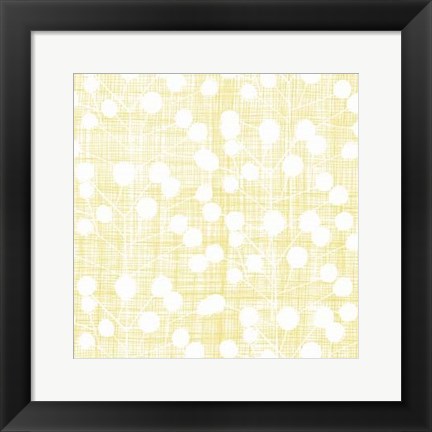 Framed Popping Flowers IV Print