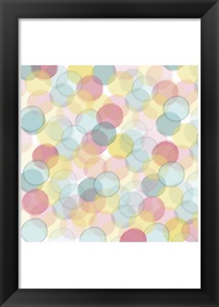 Framed Popping Flowers V Print