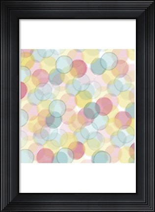 Framed Popping Flowers VI Print