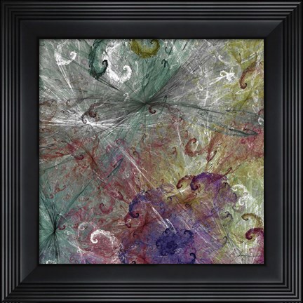 Framed Spinout Tiles III Print