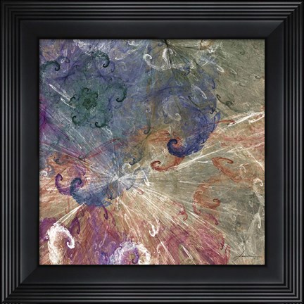 Framed Spinout Tiles IV Print