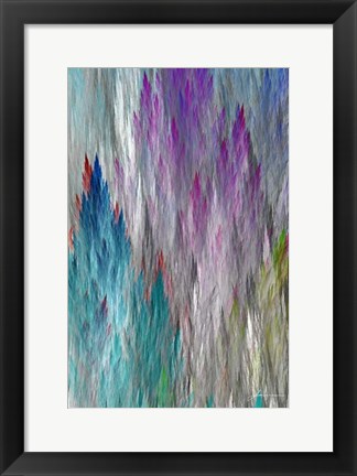 Framed Brush Panels I Print