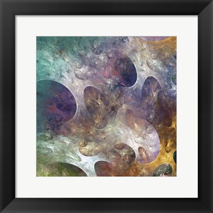 Framed Lunar Tiles IV Print