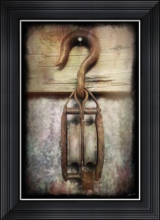 Framed Block &amp; Tackle I Print