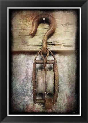 Framed Block &amp; Tackle I Print