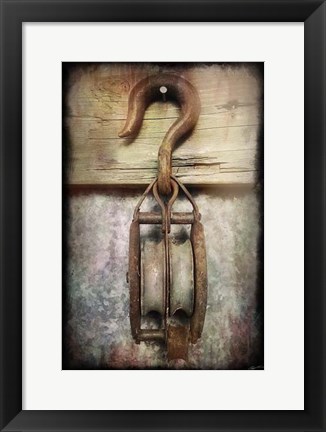 Framed Block &amp; Tackle I Print