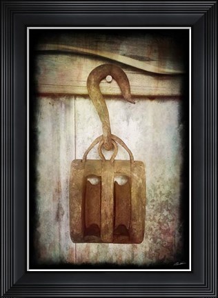 Framed Block &amp; Tackle II Print