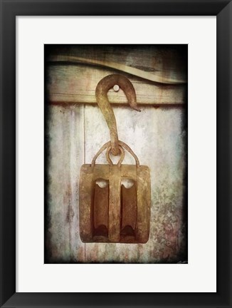 Framed Block &amp; Tackle II Print