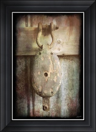 Framed Block &amp; Tackle III Print