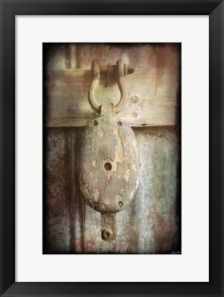 Framed Block &amp; Tackle III Print