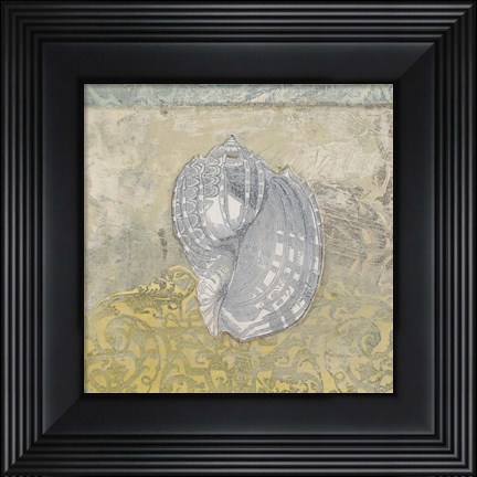 Framed Coastal Cameo III Print