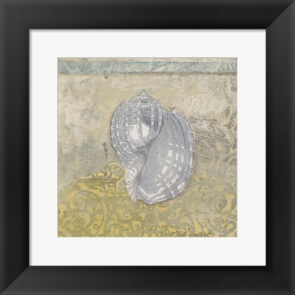 Framed Coastal Cameo III Print